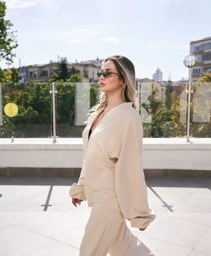 Bej Eşofman Takımı - Görsel 2