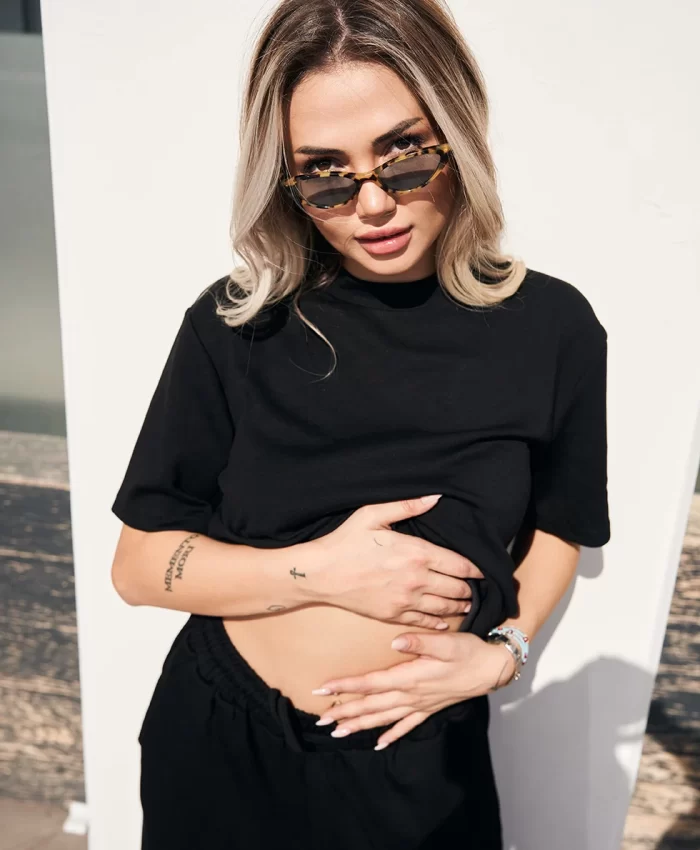 Siyah Tişört Takım - Görsel 2