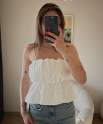 ZR Askılı Crop Top