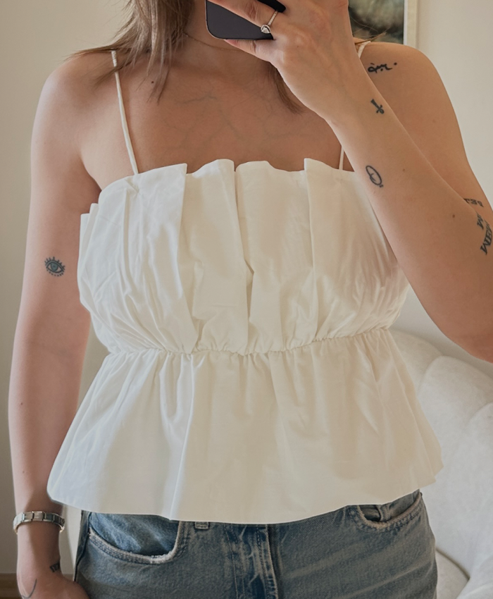 ZR Askılı Crop Top - Görsel 3