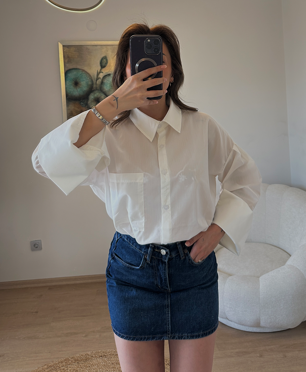 mavi kot 1 Mavi Kot Etek (Mini) - Görsel 1