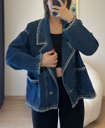 Taş Detay Ceket - Görsel 4